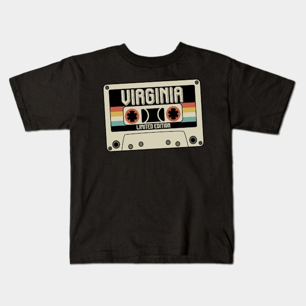 Virginia - Limited Edition - Vintage Style Kids T-Shirt by Debbie Art